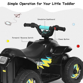 Costzon Kids ATV seat and footrests maximize comfort during play