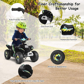 Costzon Kids ATV side profile highlights compact size for indoor play