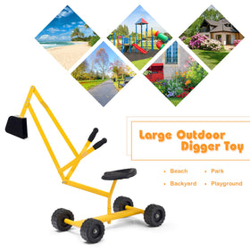 Costzon sand digger being used on beach with sand digging