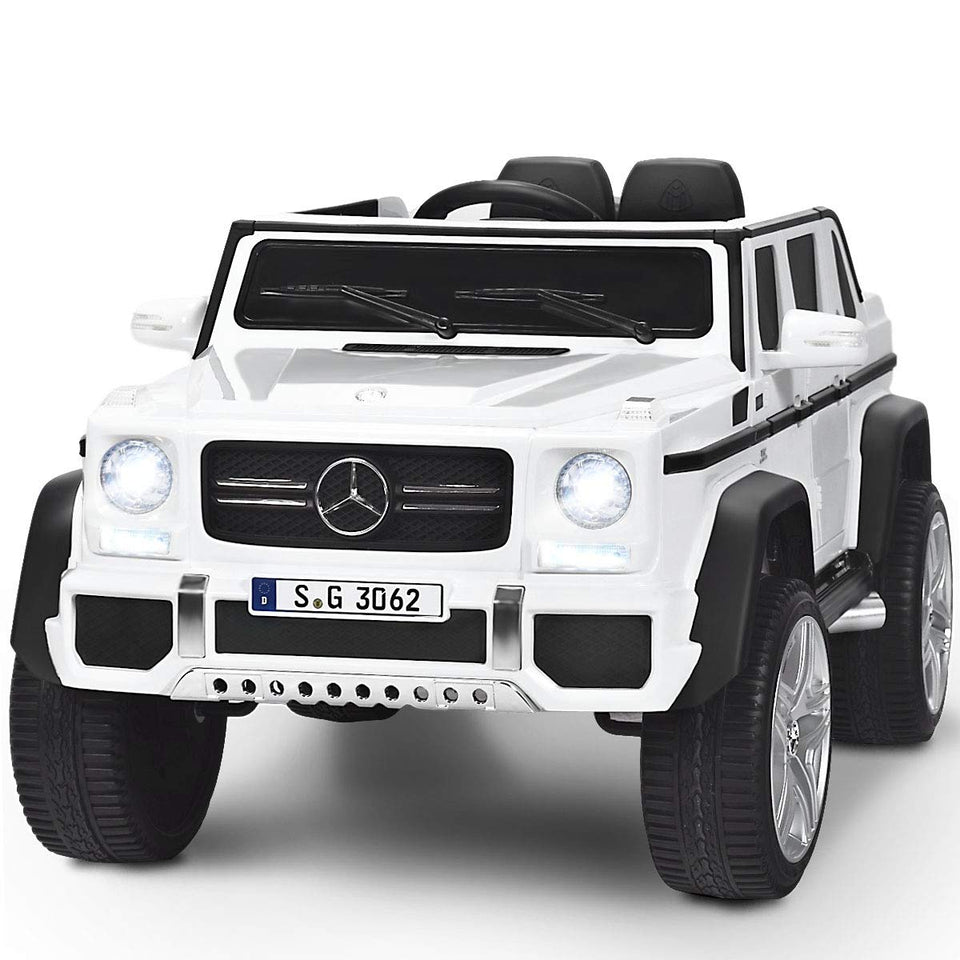 Costzon Mercedes Maybach ride-on car front view shows premium styling for imaginative play