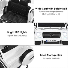 Costzon Mercedes Maybach LED lights illuminate evening playtime and excitement
