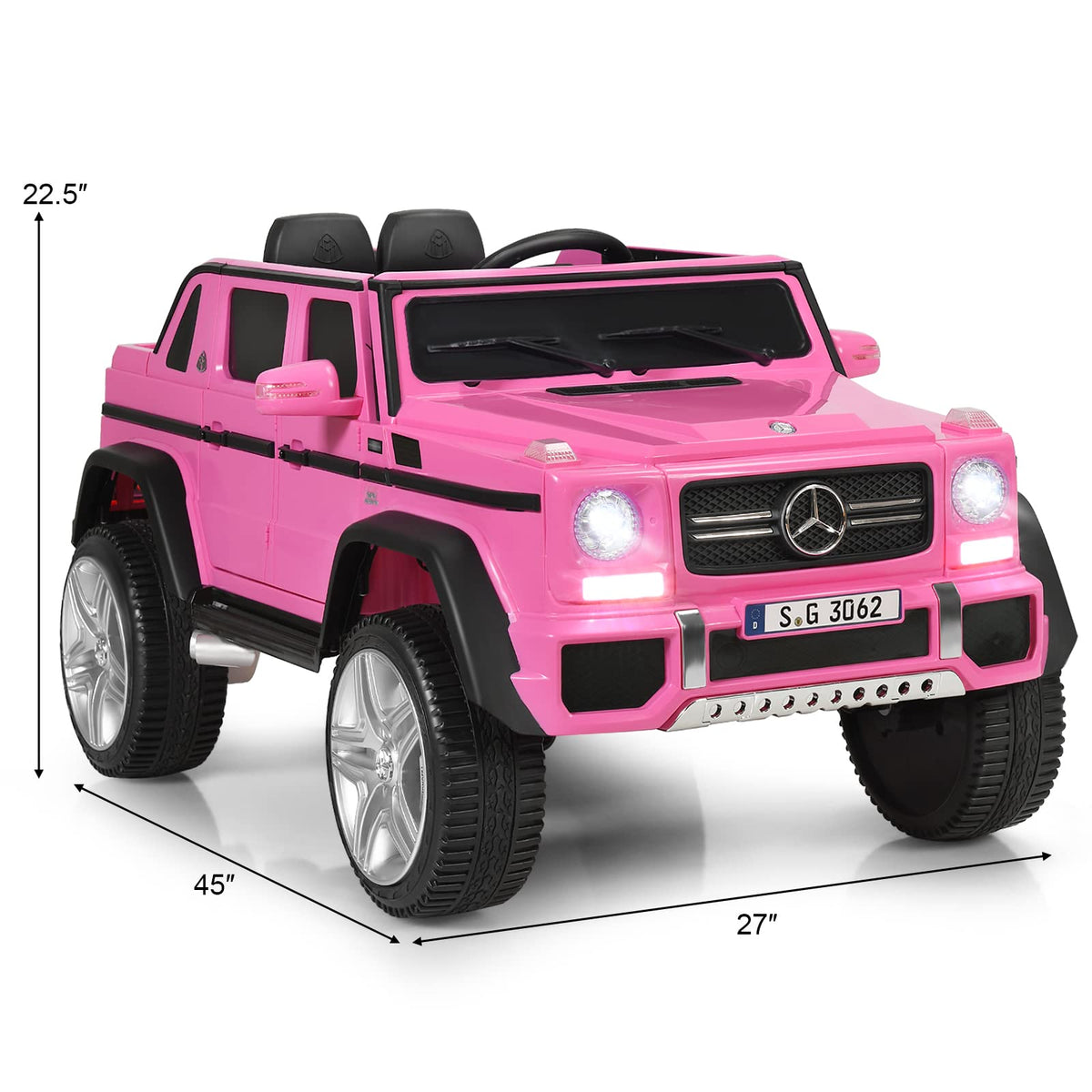 Costzon ride-on interior trunk for toy storage