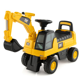 Costzon ride-on excavator with bucket for toddlers boosts coordination and pretend play.