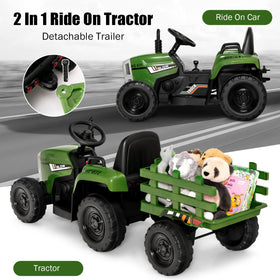 Costzon ride-on tractor wireless remote control for caregiver-guided sessions