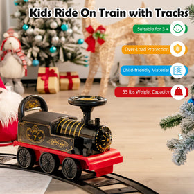 Costzon ride on train makes a thoughtful gift for toddlers on holidays.
