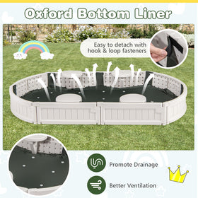 Costzon HDPE material resists decay for durable outdoor enjoyment