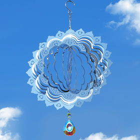 CosyCorner crystal pendant catches sunlight for added sparkle.