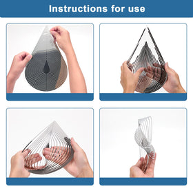 CosyCorner wind spinner 360-degree rotating hook for smooth spins.