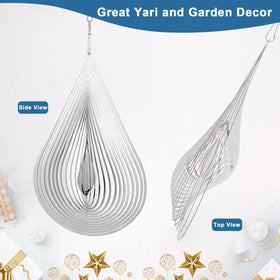 CosyCorner wind spinner water-drop detail highlighting sleek design.