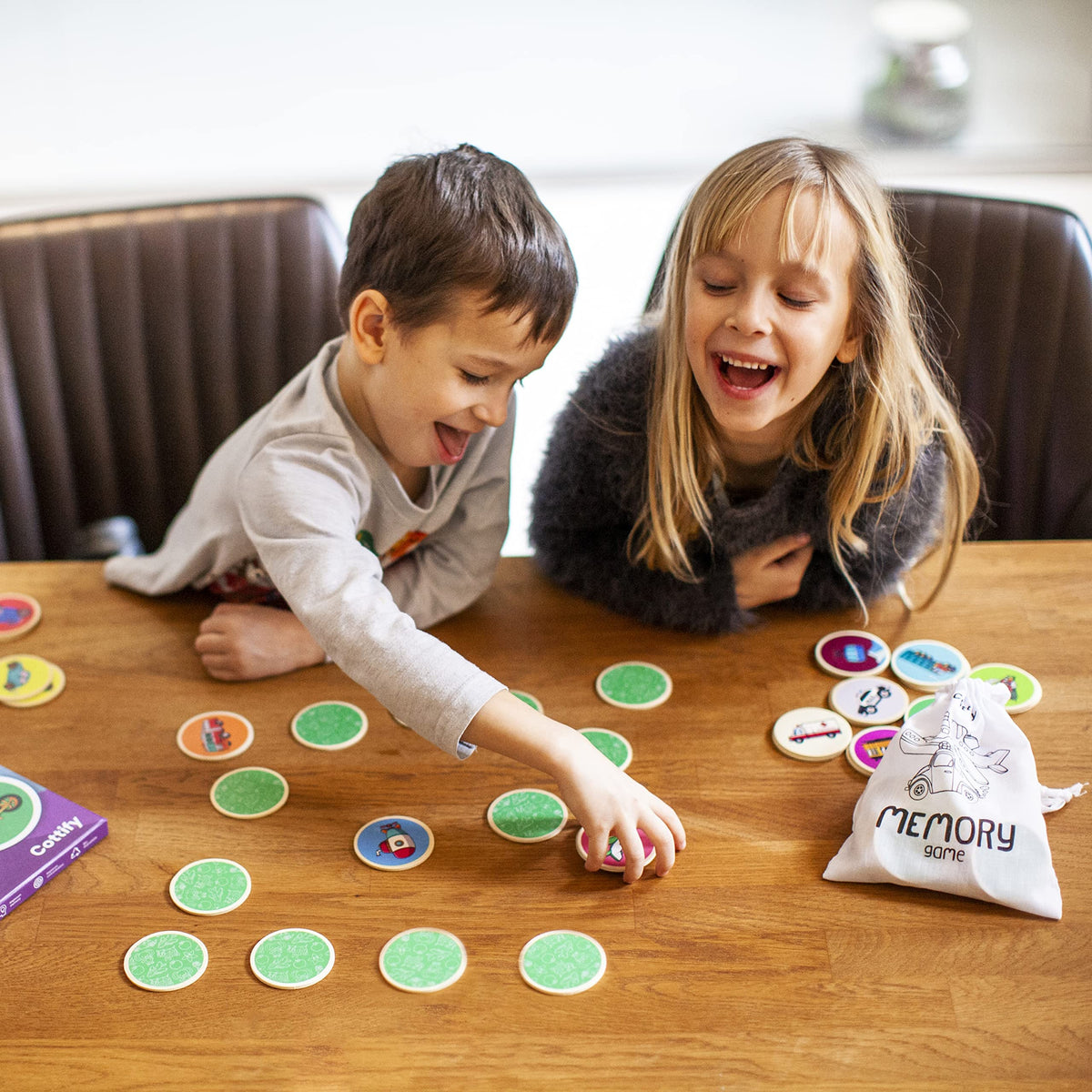 Cottify durable basswood construction withstands toddler use and group activities.