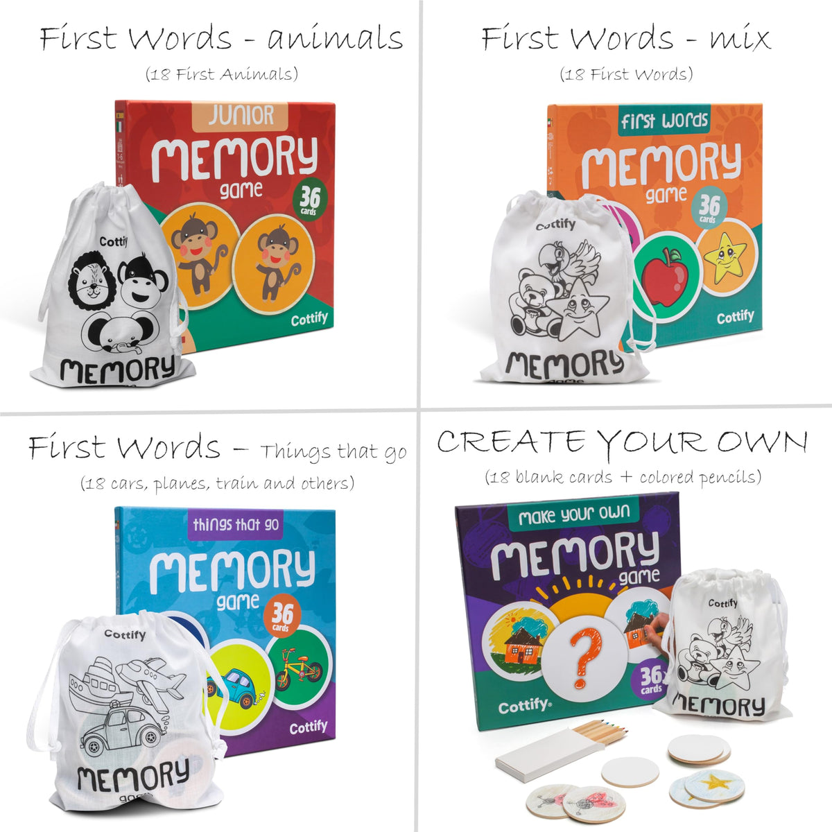 Cottify eco-friendly materials support sustainable play and family use.
