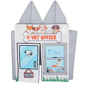 Couch Swag Vet Office play panel invites kids to imagine veterinary care.