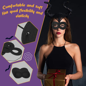 Coume adjustable elastic back mask ensures a secure fit during celebrations.