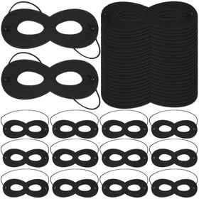 Coume Halloween black eye mask 60-pack for party costumes and masquerades.