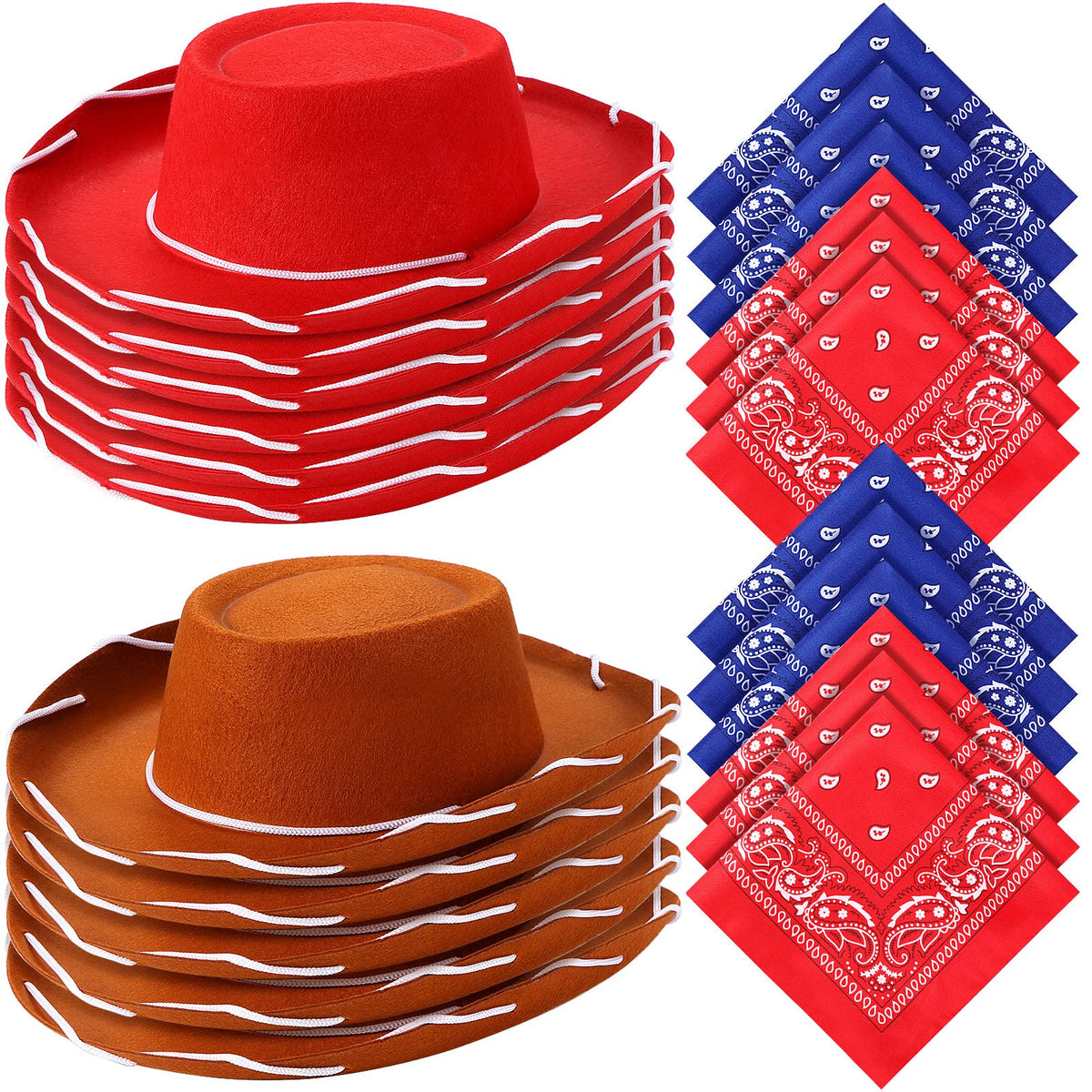 Coume Halloween costume props with cowboy accessories