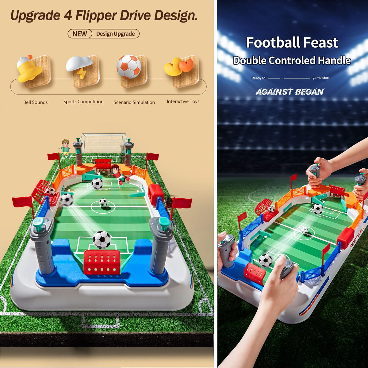 COUOMOXA compact field measures 20x11.8 inches for authentic tabletop action