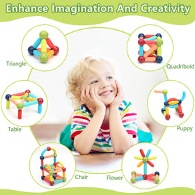 COUOMOXA large, non-toxic pieces ensure safe, frustration-free play for ages 3-5.