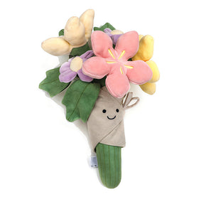 Courtco cute flower plush doll close-up showing soft material for hugs