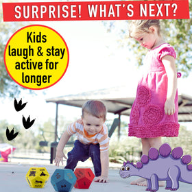 Covelico Exercise Dice in classroom-recess setup encourages group movement.