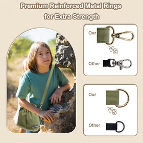 Cover Geny Nature Collection Bag featuring an adjustable strap for comfortable crossbody wear
