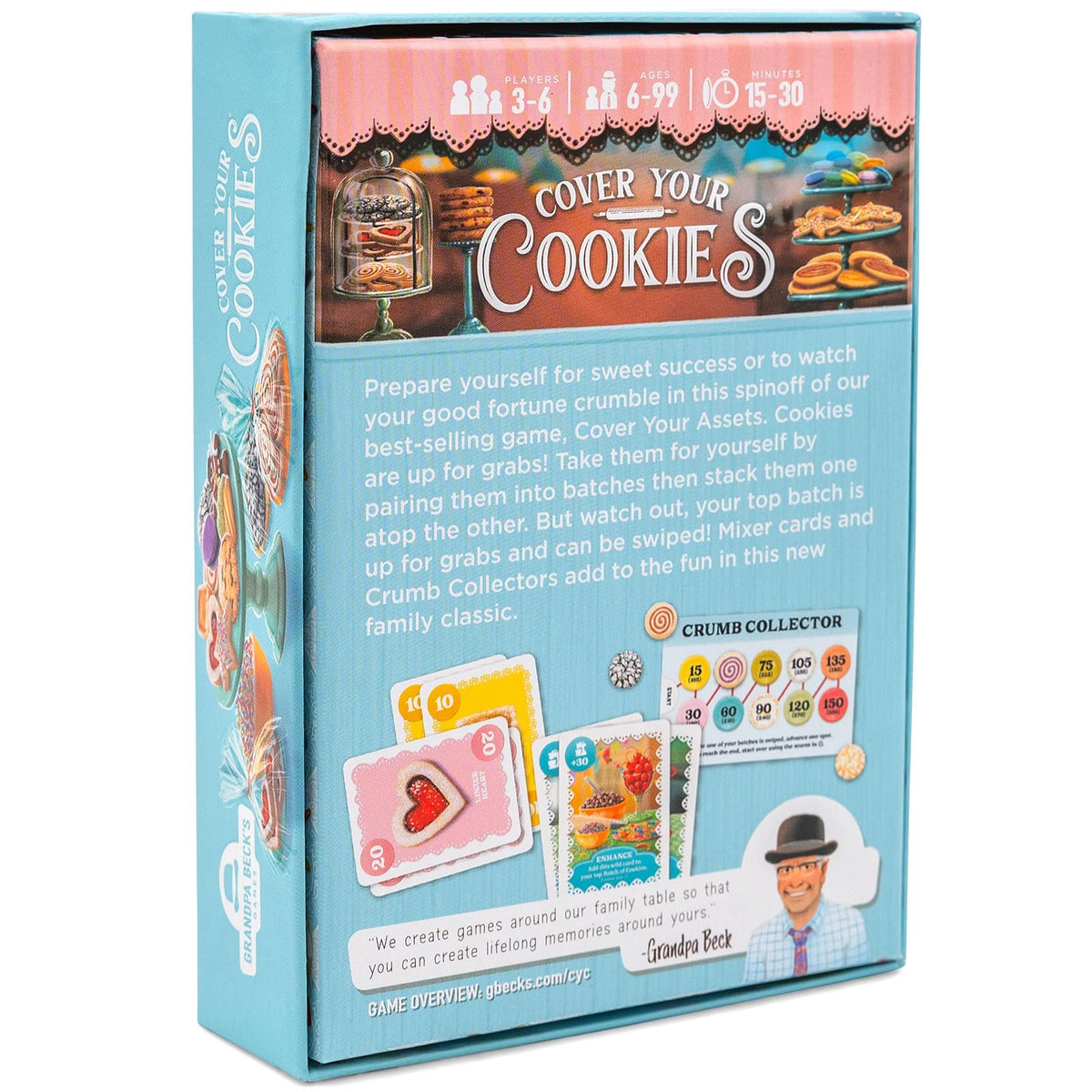 Cover Your Cookies artwork: colorful cookies boost visual appeal and family fun