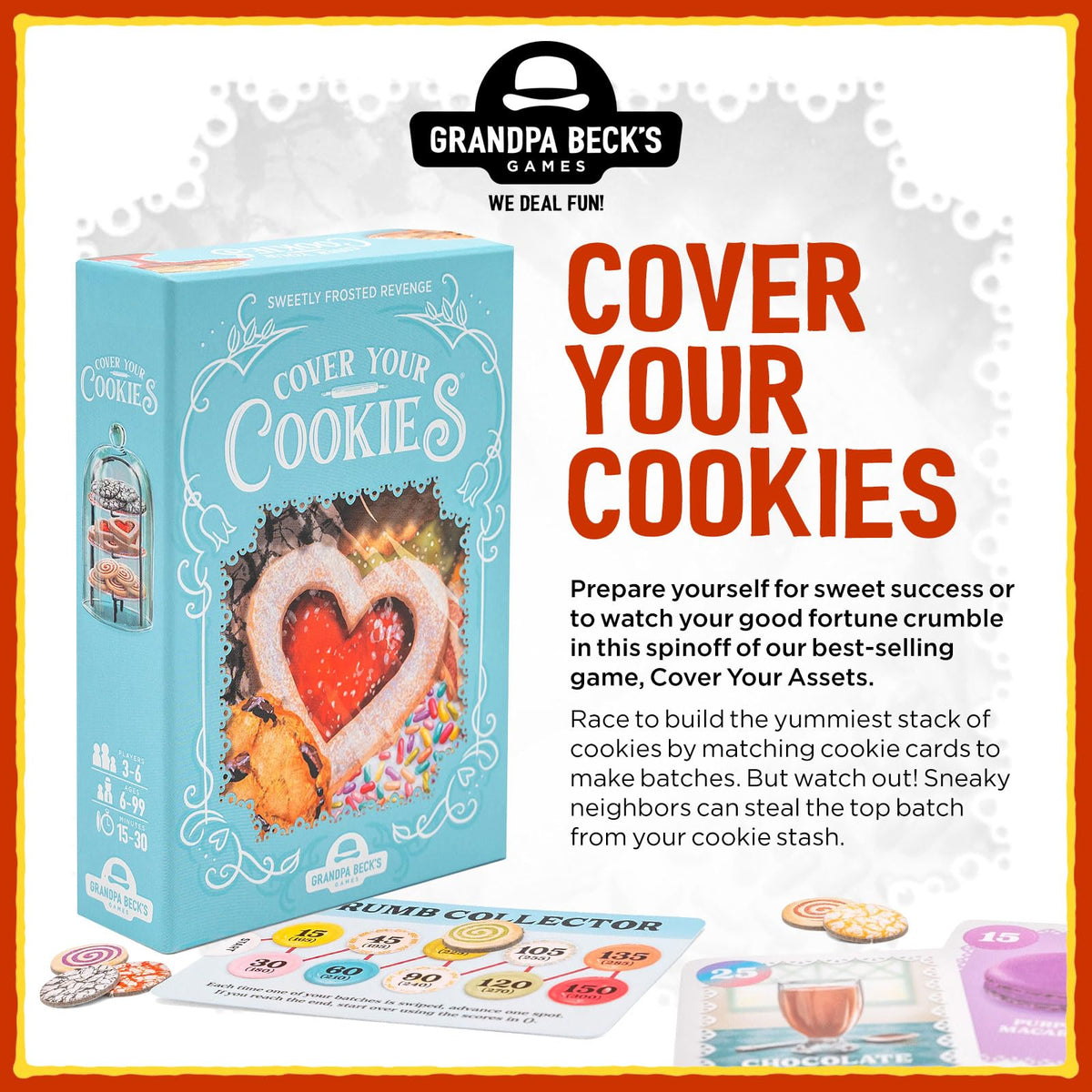 Cover Your Cookies card batches highlight pairing for rewarding scoring