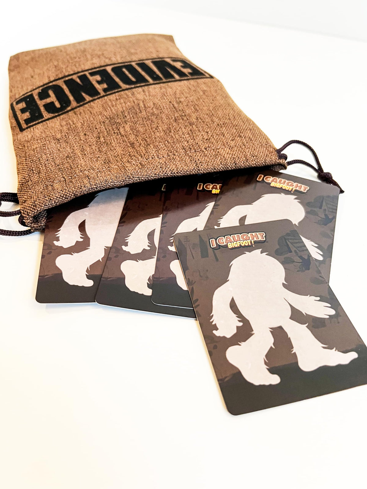 Covered Wagon Games I Caught Bigfoot unboxed and ready to play