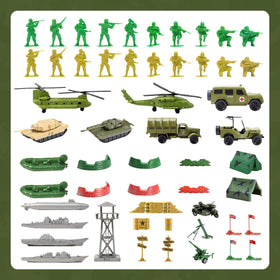 Covsen Army Accessories set supports varied, repeatable play scenarios.