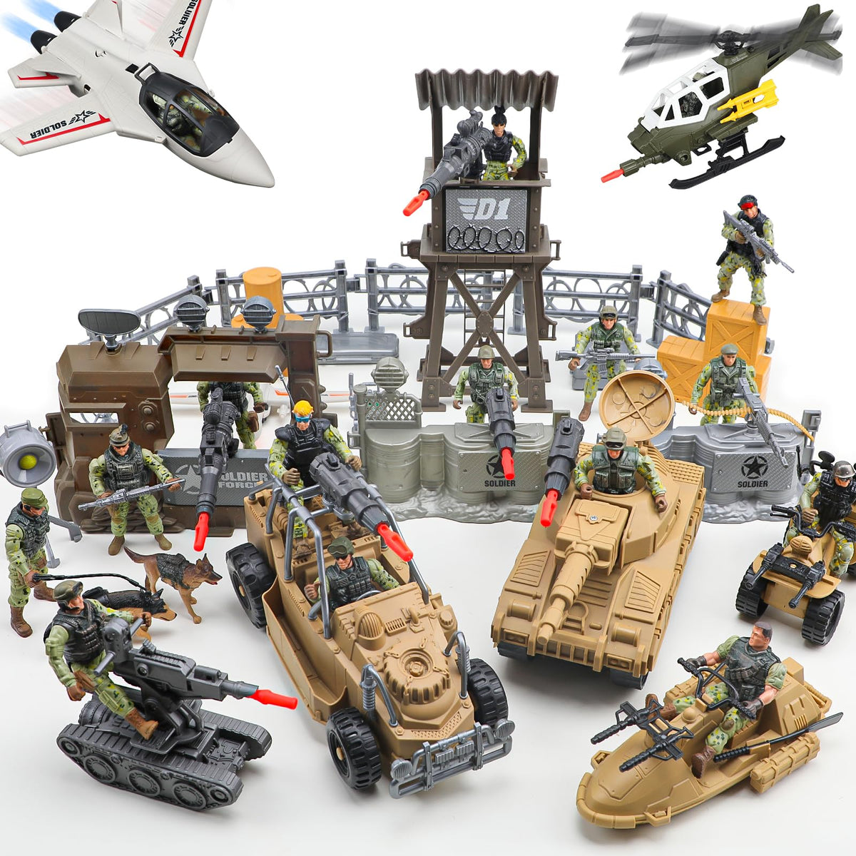 Covsen Army Men figures ready for imaginative battles and storytelling