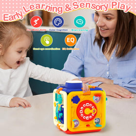 Covsen Busy Cube smooth edges prioritize safe, durable play
