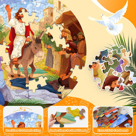 Covsen Bible Puzzle: Large floor-ready format for group activities