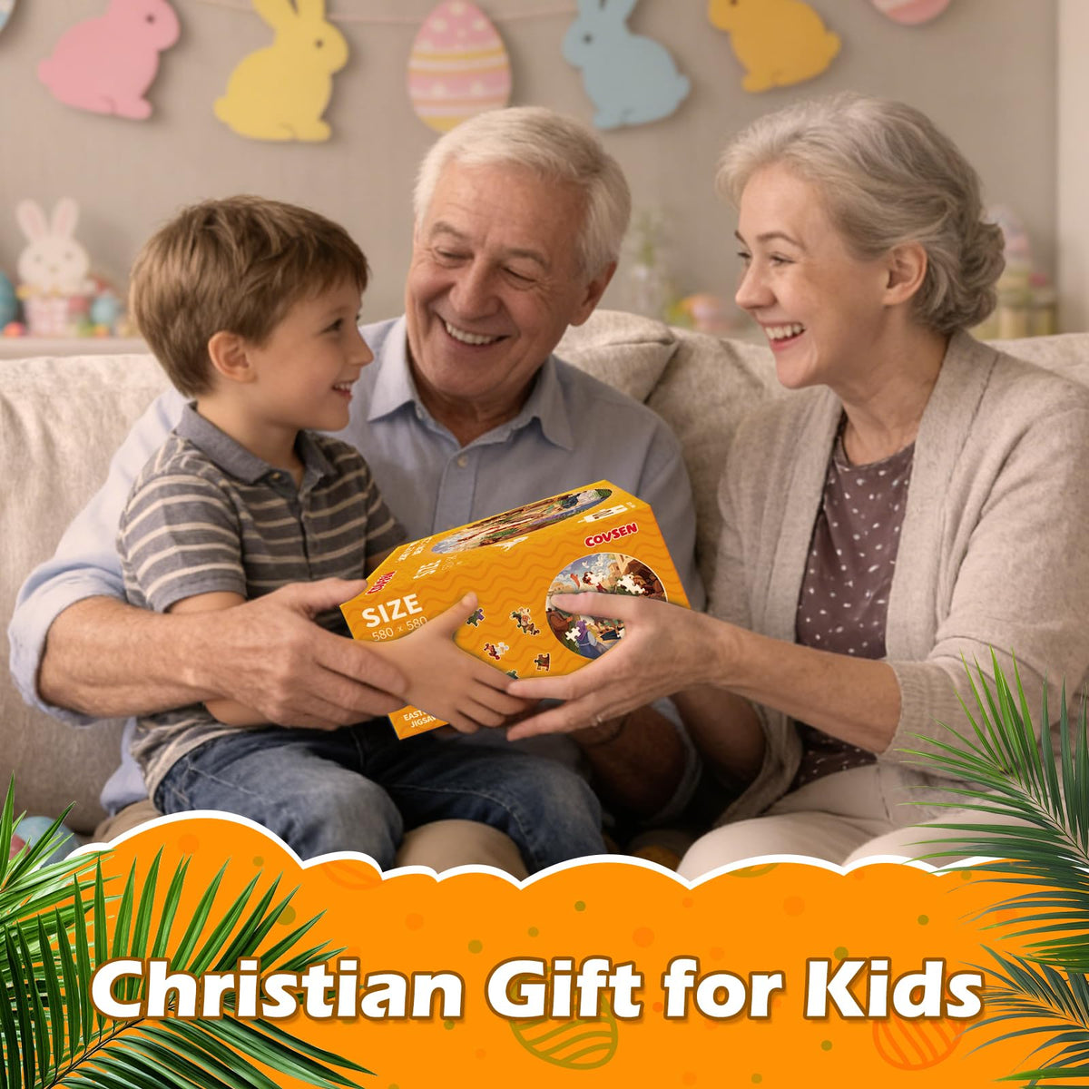 Covsen Bible Puzzle: Portable storage box keeps pieces organized