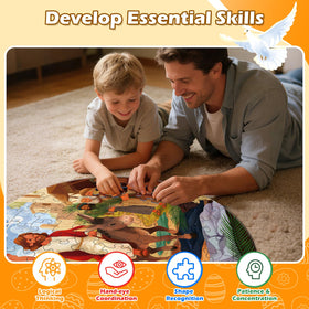 Covsen Bible Puzzle: Thick cardboard construction for daily use