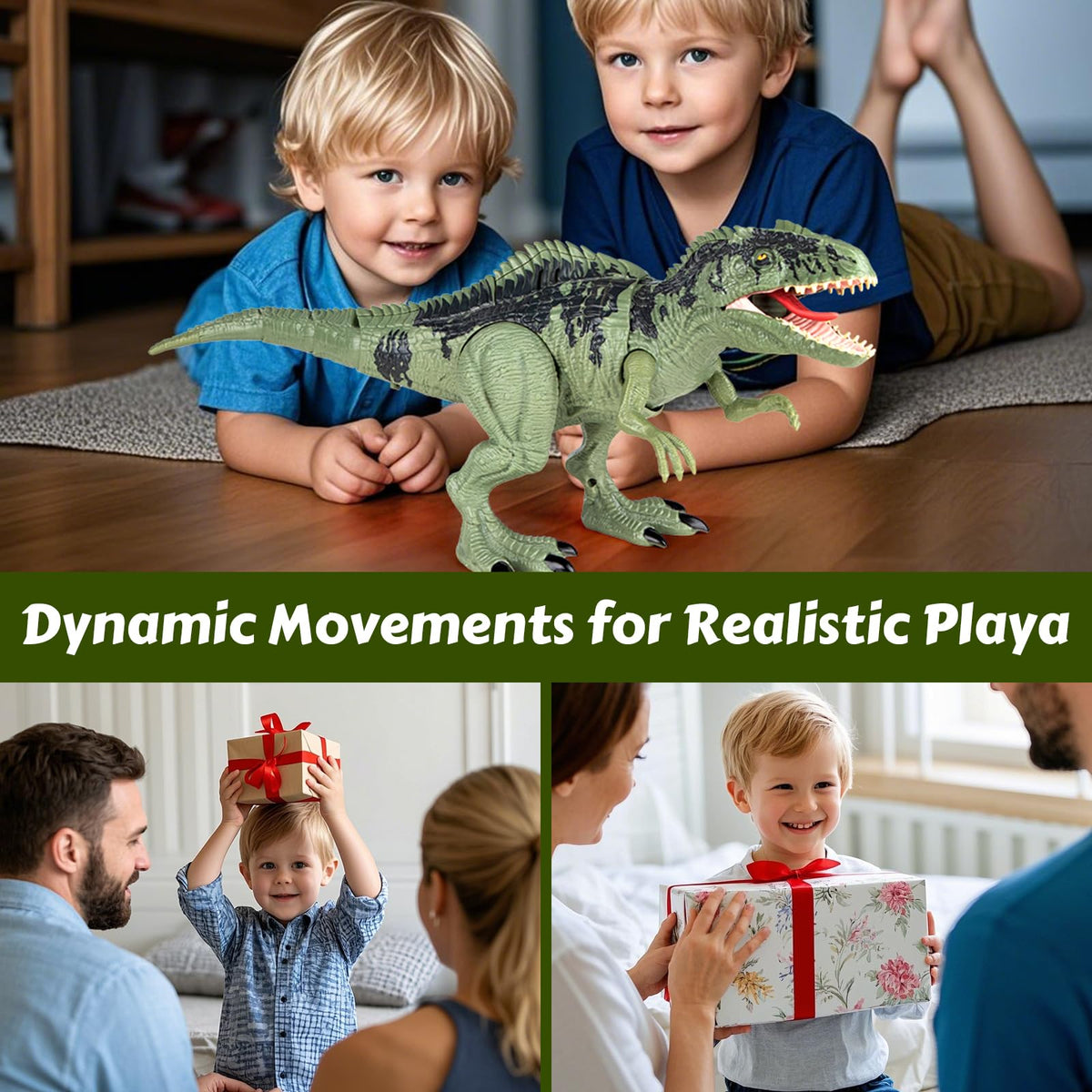 Covsen Giganotosaurus toy gift-ready for dinosaur-loving kids.