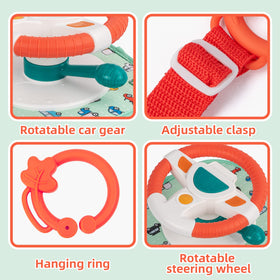CovToy lights and sounds toy; enhances sensory stimulation on the move.