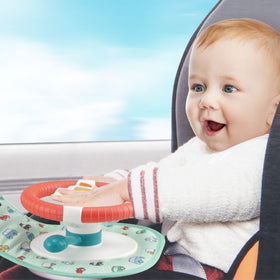 CovToy mirror-view toy; baby can watch self and caregiver together.