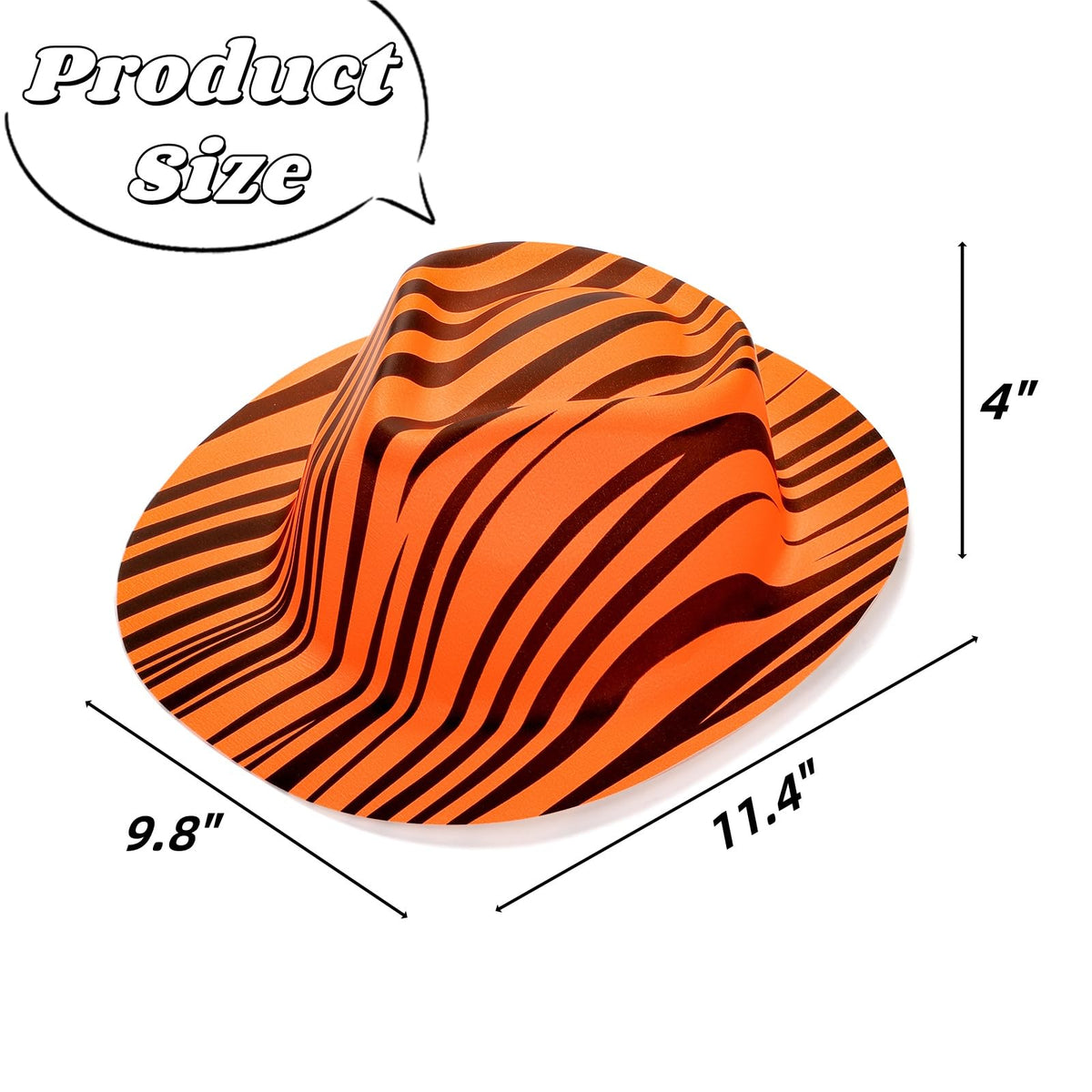 Covzoe cowboy-animal-print hats showcase edgy style at themed events