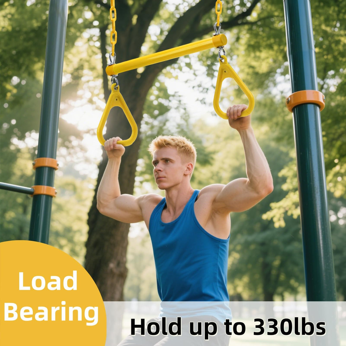 Covzoe multi-grip triangle supports varied pull-ups, leg raises, and core work.