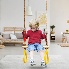 Covzoe Trapeze Bar playground-accessory easily enhances any space for active play.
