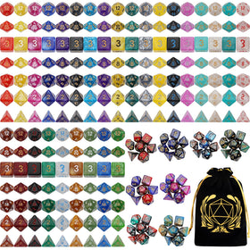 Coyeekn DND dice sets overview showing 35x7 components for smooth RPG sessions.