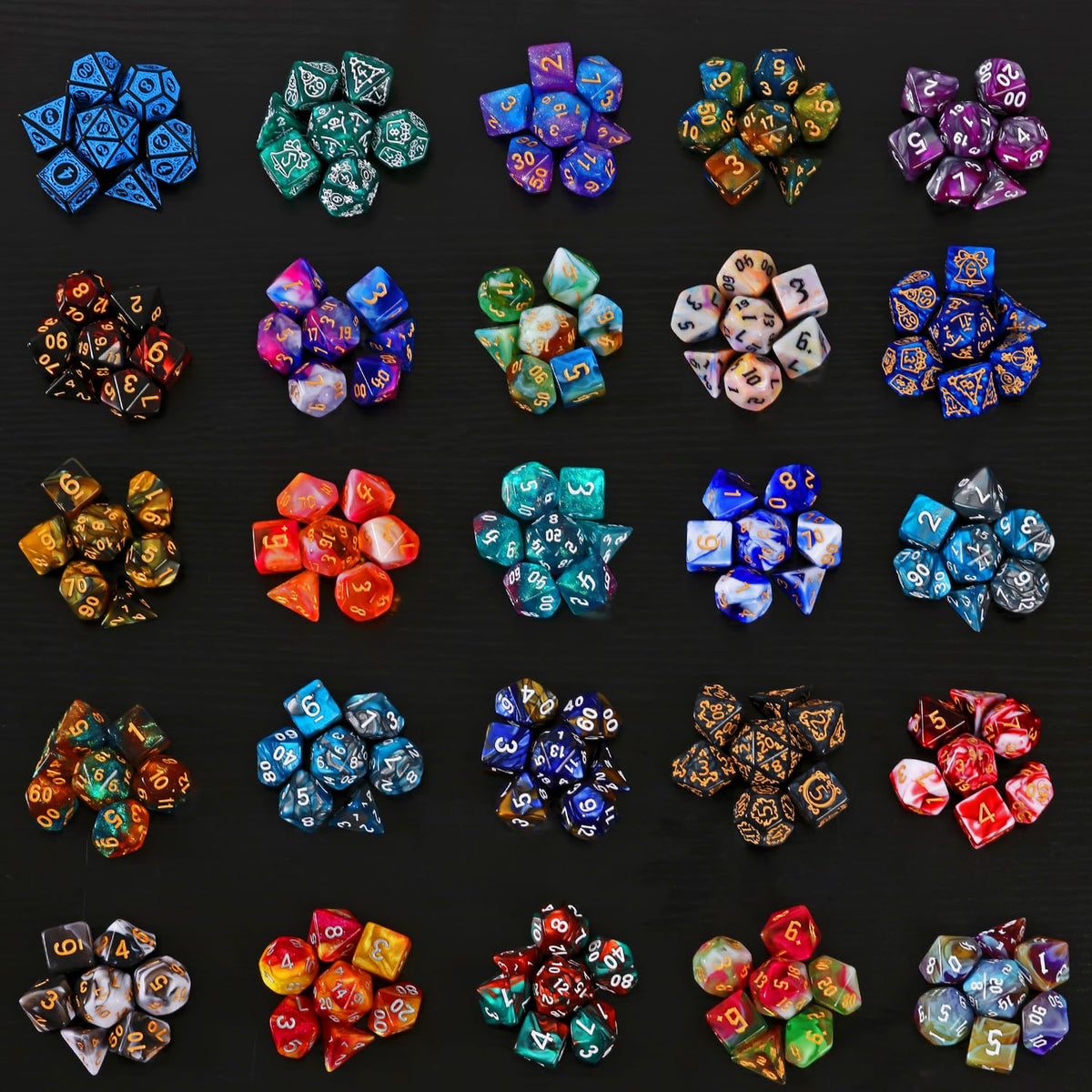 Coyeekn Mystery Dice Set ready-to-gift box appeals to DND players seeking variety.