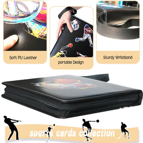 COYORO 9-pocket pages open reveals ample organization space for cards.