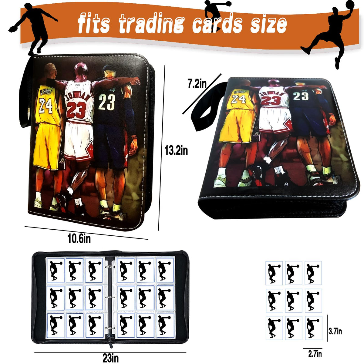 COYORO side-loading design helps prevent cards from slipping out