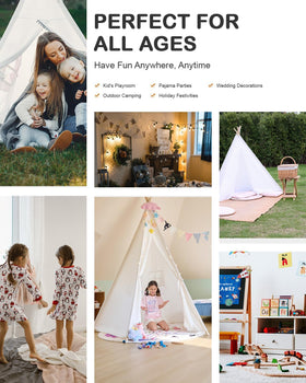 CO-Z large 85-inch teepee storage bag included for neat transport.