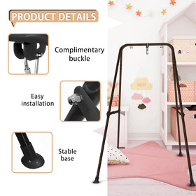 COZEER Swing Stand folded, illustrating portable and compact storage