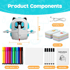 CozyBomB reusable drawing board makes cleanup quick and play seamless