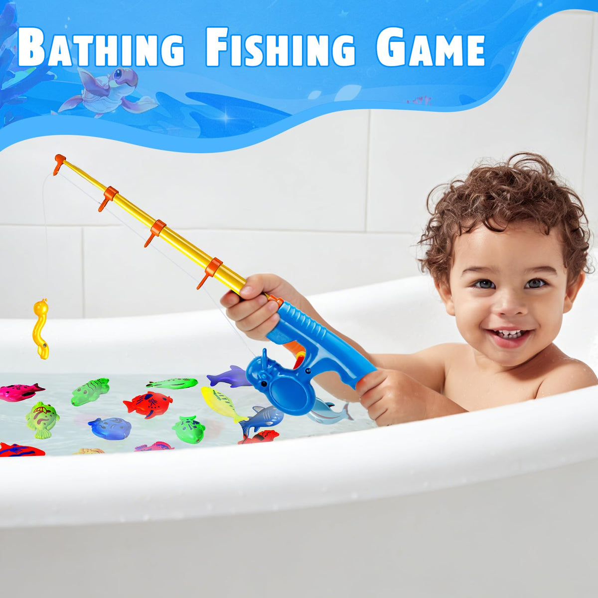CozyBomB activity builds hand-eye coordination during kid-friendly fishing.