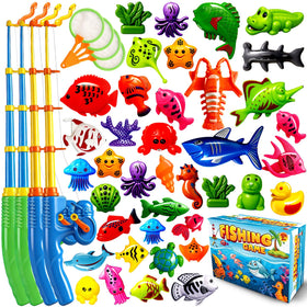 CozyBomB magnetic fishing poles for easy setup and durable toddler play.