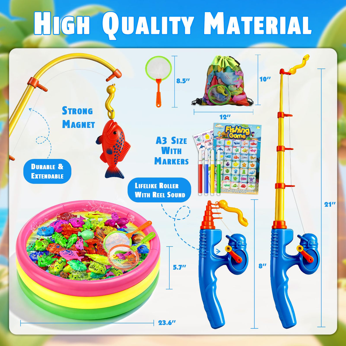 CozyBomB rainbow kiddie pool brightens bath time and pool parties.