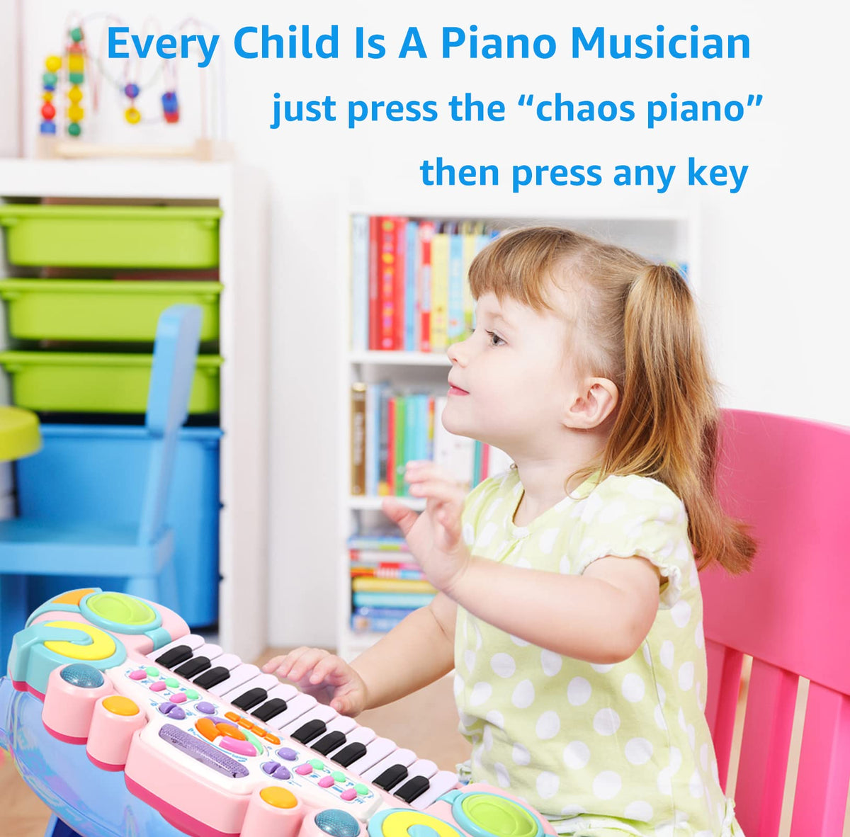 Cozybuy 8 demo songs provide guided tunes for curious toddlers to mimic.